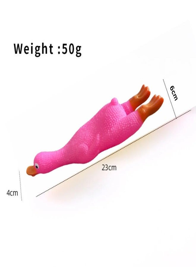 KittuPet Squeaky Dog Toys Safe Latex Rubber Dog Toy Suitable for Small Breeds Screaming Rubber Duck Dog Toys Set Multicolor Pack of 2 - Image 5